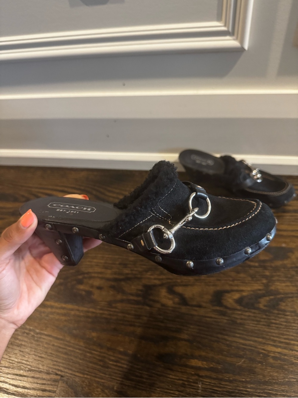 Vintage coach mules